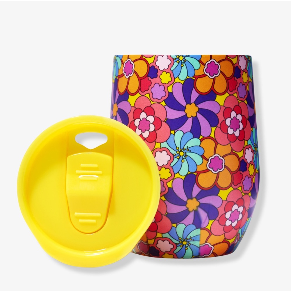 5/$25 Benefit Cosmetics groovy wine tumbler